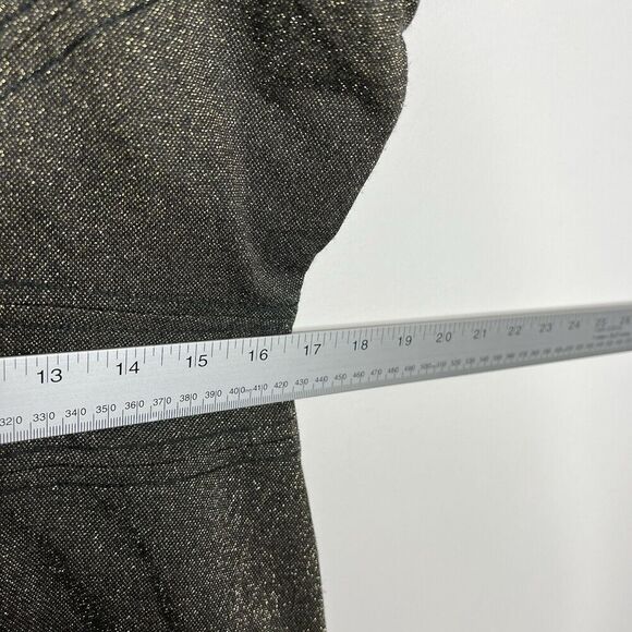 BCBG Generation Dress Womens Large Gold Black Metallic Party NYE Glam Vegas - Picture 6 of 16